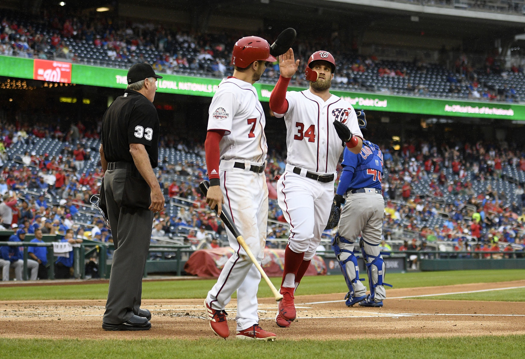 Cubs Nationals Baseball (Game 1)